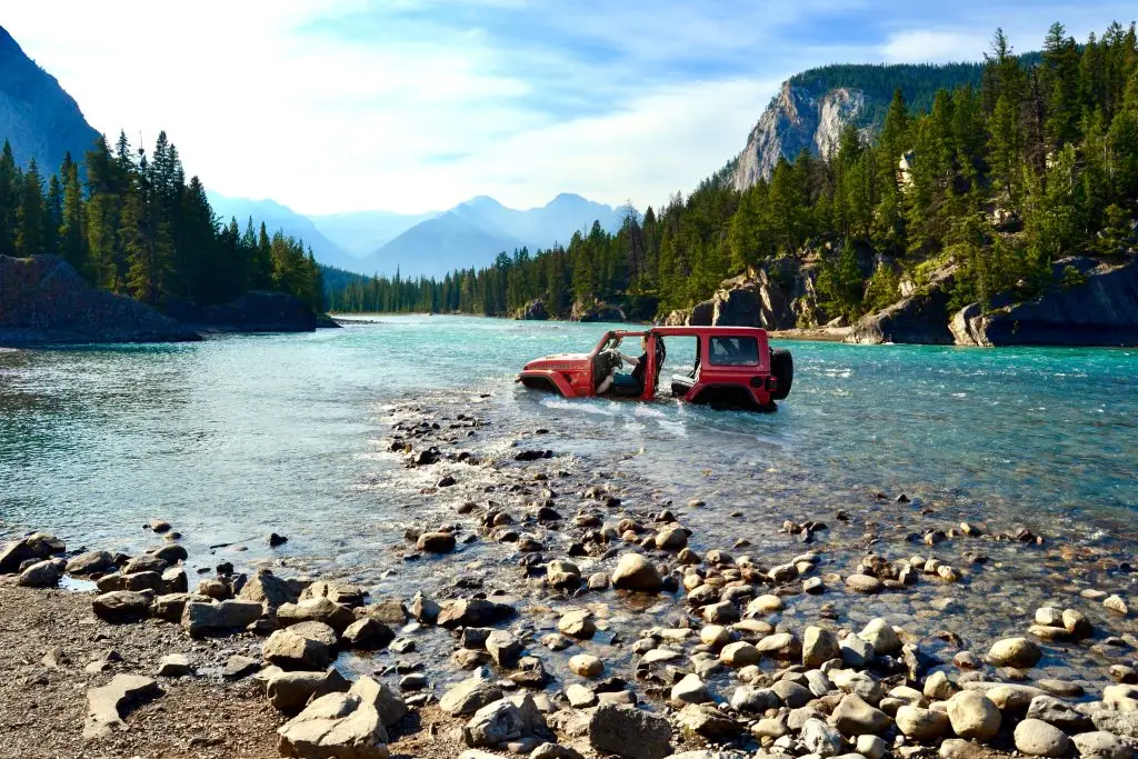 2026 Jeep® Wrangler offers available 12-way power adjustable front seats that have been tested for water fording.